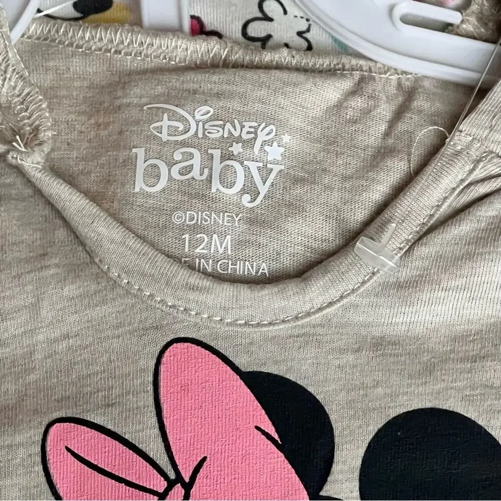 Disney Baby Three Piece Matching Floral Set Sz 12 M